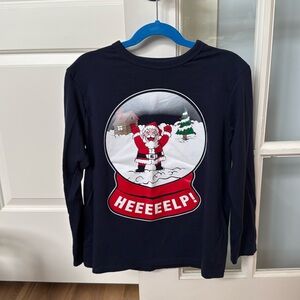 Funny Christmas shirt, like new, size 7/8